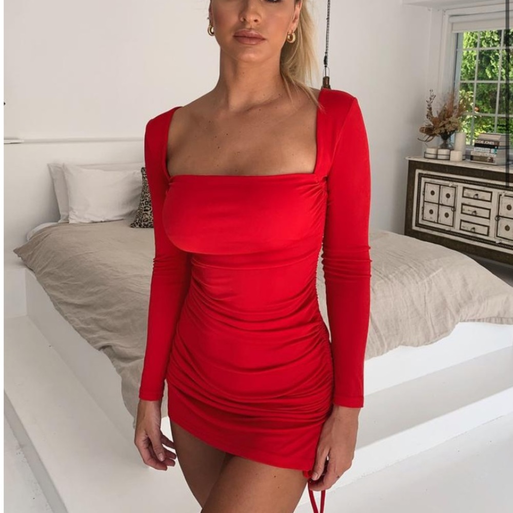 Tiger mist red dress